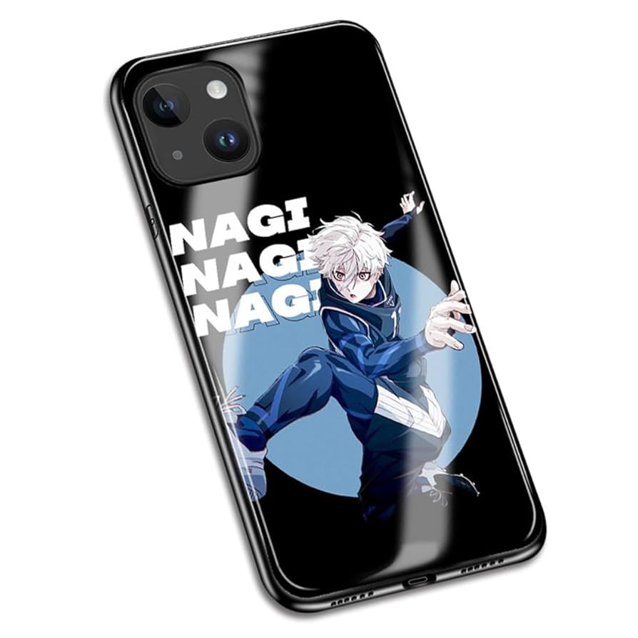 iPhone - なぎ Amazon.com: Phone Case Seishiro TPU Nagi Shockproof Blue